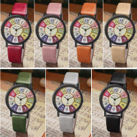 Reloj De Pulsera Para Mujer Reloj Vintage De Cuarzo Moda Casual Con Correa De Cuero Display Analógico Y Digital Regalo Para Fiesta - details 12