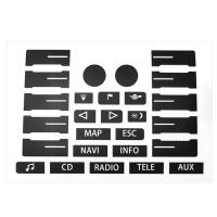 Kit De Reparación De Botones Mate Negro Para Coche 8 Piezas Adhesivos Para Touareg 2005-2010 Accesorios De Interiores Automotrices - details 6