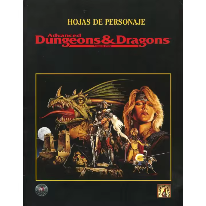 Hojas de Personaje AD&D AD&D Juego de rol   (kartele33.es) - 1