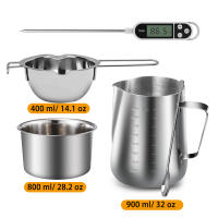 Kit De Inicio Para La Fabricación De Velas Con Pote De Acero Inoxidable Para Derretir Cera Potente Doble Calentador De Alta Calidad Para Principiantes - details 5