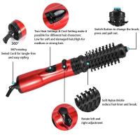 Secador de aire caliente 3 en 1 con función de peinado y rotación para cabello seco, rizado y alisado. - details 1