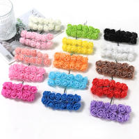 12/36/60Pcs Bouquet De Flores Artificiales Rosa Para Decoración De Hogar Y DIY Accesorios De Boda Decoración De Habitaciones Regalos Para Aniversarios Y Fiesta De Bienvenida - details 11