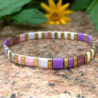 Pulsera De Cuentas TILA Bohemia Para Niñas Con Diseño Contrastante Y Colores Vibrantes Para Regalos Diarios Y Pilastramento - details 6