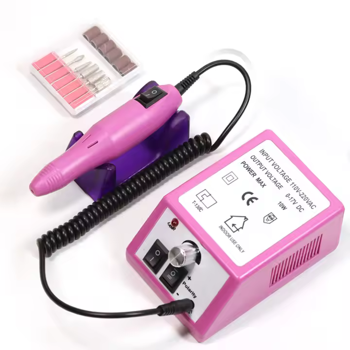 Máquina De Uñas Eléctrica LINMANDA 20000RPM Con Conjunto De Brocas Para Manicura Herramientas De Remoción De Polvo De Gel - 1
