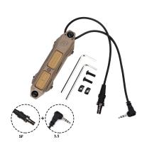 Interruptor De Luz Escuadrilla Táctica De Presión Augmentada Doble Función Para Flashlight SF/2.5MM/3.5MM Material De Nylon Color Negro/Desierto - details 3