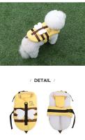 Chaleco Salvavidas de Verano para Perros – Traje de Baño con Diseño de Abeja, Arnés de Seguridad Transpirable e Impermeable para Cachorros, Ropa para Natación y Playa - details 7