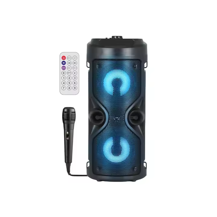 Mediawave Tienda Altavoz Bluetooth Altavoz Micrófono Karaoke Portátil Luz LED - 1