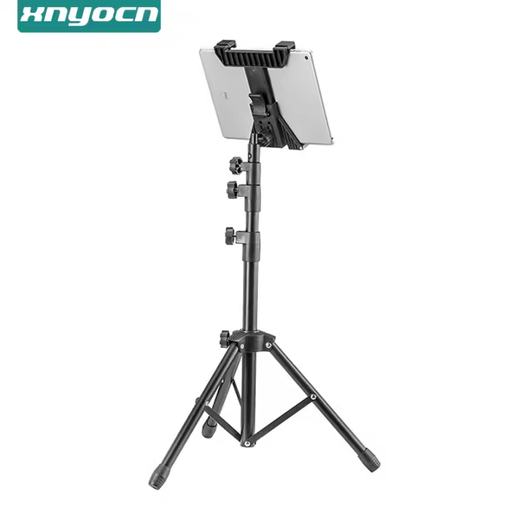 Soporte Ajustable Para Tableta Tripod Universal Montaje Para Teléfonos Móviles Y Tablets De 7-11 Pulgadas Compatible Con iPad Material Metálico - 1