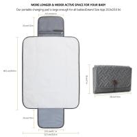 Alfombrilla De Cambio Para Bebé Recién Nacido Plegable Y Resistente Al Agua Multifuncional Portátil Matrícula De Pañales Para Niños Y Niñas De 0 a 12 Meses - details 3