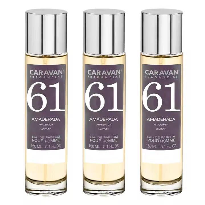 3x Caravan Perfume de Hombre Nº61 - 150ml. - 1
