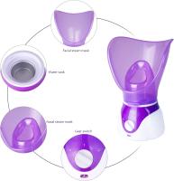 Vaporizador facial profesional para resfriados y gripe - Kit de spa casero con vaporizador facial nano portátil, inhalador de vapor eléctrico para aliviar los senos nasales, mini vaporizador facial humectante para poros - details 2