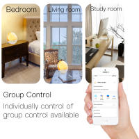 Reloj De Alarma Inteligente MOES WiFi Con Luz De Despertar Y 7 Colores Compatible Con Alexa Y Google Home Función De Atardecer/Alba - details 9