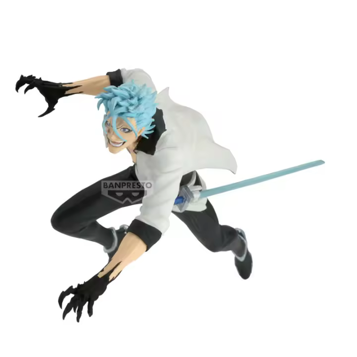Figura Grimmjow Jaegerjaques Vibration Starts Bleach 10cmFigura  Coleccionable - Idea de Regalo- Mercancia Oficial - Juguetes para Niños y Adultos - Movies Fans - Muñeco para Coleccionistas y Exposición - 1