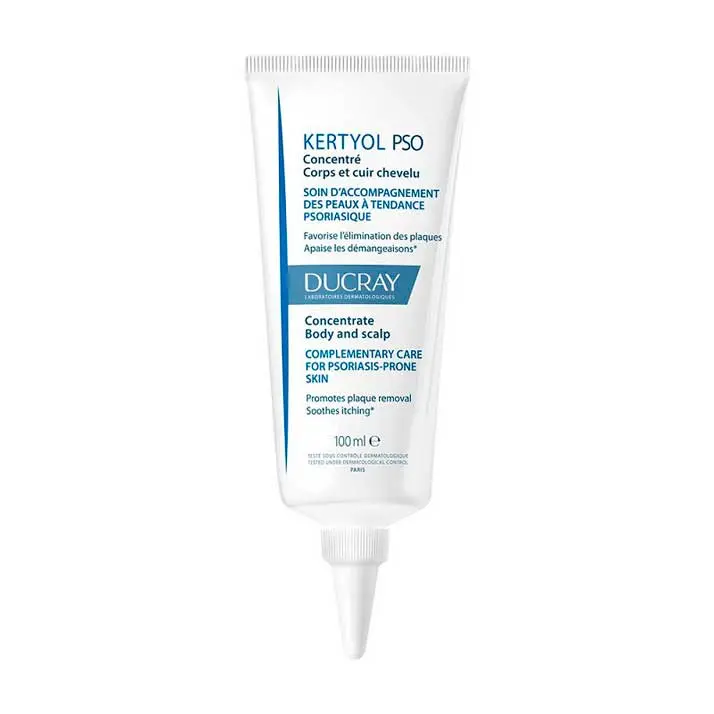 Ducray Kertyol Pso Crema Hidratante para Piel y Cuero Cabelludo Descamativo - 1