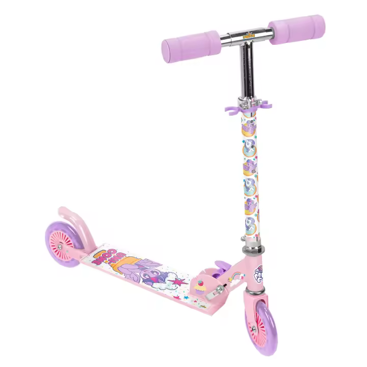 Patinete infantil de 2 Ruedas con diseños exclusivos de My Little Pony (1502) Scooter Plegable, con puños ergonómicos y base antideslizante. Divertido y Ligero. Calidad al mejor precio. Seguridad según normativa CE. +3 años - 1