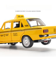Modelo De Coche De Aleación De Simulación Alta LADA TAXI Rusa 1:18 Con Sonido Y Luz Juguete Metálico Para Niños Regalo - details 5