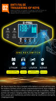 Cargador Inteligente De Batería LiFePO4 De Litio 12V/6A 24V/3A Automático Y Rápido Para Baterías De Plomo-Acero 50AH 75AH 90AH 100AH Material ABS - details 2