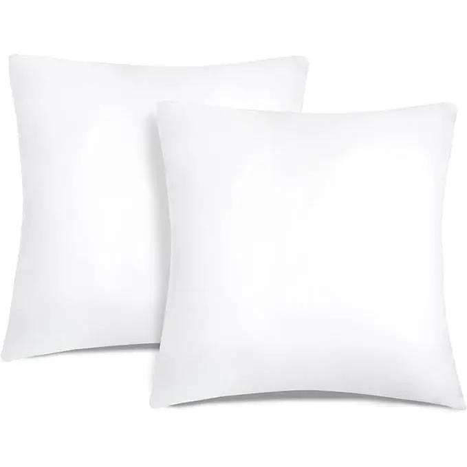 Pack de Rellenos de Cojín (2/4 Unidades) - Almohadones Decorativos de Fibra Hueca, Acolchados y Suaves, Para Sofá, Cama o Coche - Disponibles en Todos los Tamaños: 40x40, 45x45, 50x50,55x55, 60x60, 35x55, 40x60, 50x70 - 1