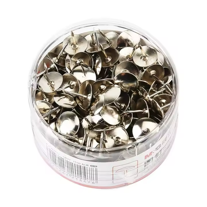 Pinezas De Presión De Niço Plated M&G 300pcs Para Tablero De Corcho Suministros De Oficina I-Nail Y Photo Nails - 1