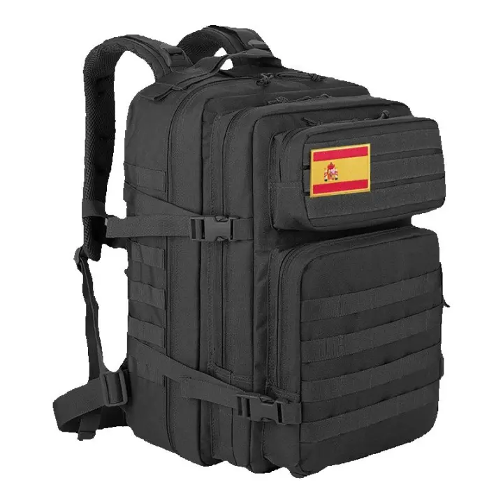 Mochila Táctica Impermeable de 50L Diseño Sólido de Nylon Ideal para Senderismo, Camping, Viajes Deportes y Exteriores - 1