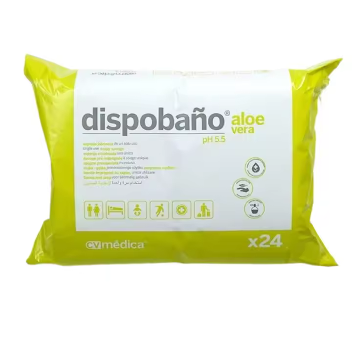 Esponjas desechables 288 UNIDADES  jabonosas, con aloe vera, para niños y adultos, hidratantes, suaves CV Medica - 1