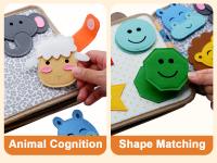 Libro Educativo De Tela Suave 3D Para Bebés Juguete Montessori De Primeros Conceptos Cognitivos Y Vida Básica Para Infantes Aprendizaje Temprano Con Temas De Animales Y Deportes - details 7
