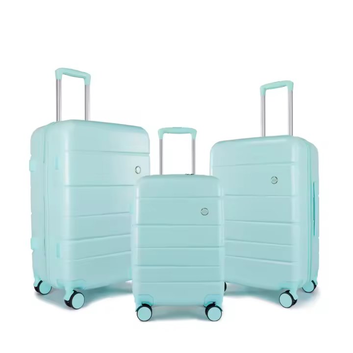 S7STAR Conjunto de Maletas de Viaje Elegantes: Carcasa Ligera de ABS, Cerradura Numérica, 4 Ruedas Giratorias 360°, Asa Telescópica de Aluminio Juego de Maletas Set Trolley Maleta Cabina - 1