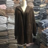 Abrigo De Piel Sintética Casual Para Mujer Otoño Invierno Con Capucha Cuello Alto Cálido Grueso Estilo Medio Largo Manga Larga - details 17