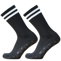 Calcetines De Fútbol Con Estampado De Rayas Y Antideslizante Para Hombres Y Mujeres Deporte High-Tech Material Poliéster - details 3
