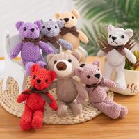 Muñeco De Llavero Oso De Naranja Super Bonito 16cm Peluche Suave Juguete Creativo Regalo De Cumpleaños Para Mujeres Material De Algodón - details 7