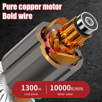 Grinder De Ángulo Eléctrico 1300W 110V 220V Máquina De Molienda Enredadera 100mm Herramienta De Polido Y Corte Para PVC - details 3