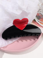 3 Pcs Accesorios De Peluquería Para San Valentín: Pinzas Para Cabello En Forma De Corazón Grandes Y Rosas Para Mujeres Fuerte Agarre Para Cabello Grueso - details 10