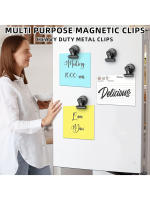 Clips Magnéticos Para Nevera Fuerte Y Sin Arrugas Perfectos Para Listas De Notas Y Exhibición De Fotos - details 8
