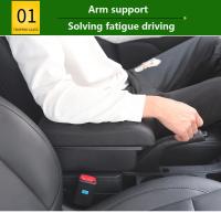 Juego De Accesorios Interiores Para Coche Toyota Yaris Elegante 2021-2024 Caja De Reposabrazos Con Almacenamiento Material De Cuero Y Plástico ABS - details 7