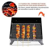 T-Lovendo Mini Barbacoa de Carbón Plegable Sobremesa - details 2