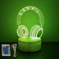 Lámpara De Noche LED NEON GAMER 3D Iluminación RGB Para Habitación De Juegos Decoración De Pared Luz De Mesa Personalizada Para Niños - details 42