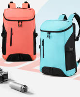 Mochila Deportiva Para Hombres Y Mujeres Bolsa De Viaje Grande Con Bolsillo Para Zapatillas Adecuada Para Gimnasio Yoga Badminton Natación Entrenamiento Al Aire Libre Escuela Color Variado Nylon Impermeable - details 2