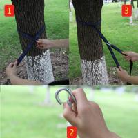 Kit De Colgador Para Silla De Árbol Y Hamaca Capacidad De Carga 350 KG Correa De Colgaje Para Camping Y Escalada En Roca Material De Cuerda Y Carabiner - details 0