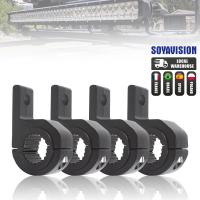 Kit De Soportes Para Faros De Coche Moto Y Camión Universal SOYAVISION Para Barra De Trabajo LED Y Lámparas De Motocicleta Accesorios De Automóvil - details 0
