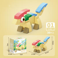 Bloques De Construcción De Animales Del Mundo Insecto Scorpion Mantis Hormiga Araña Pájaro Marino Regalo Para Niños Adornos De Escritorio Bloques Pequeños Compatible Con Lego ABS Sin Batería - details 19