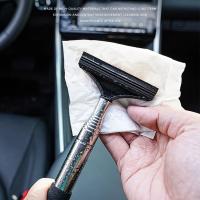Limpia Espejo Retrovisor De Acero Inoxidable Con Mango Telescópico Para Limpiar Puertas De Vidrio De Ducha Y Ventanas De Coche - details 4