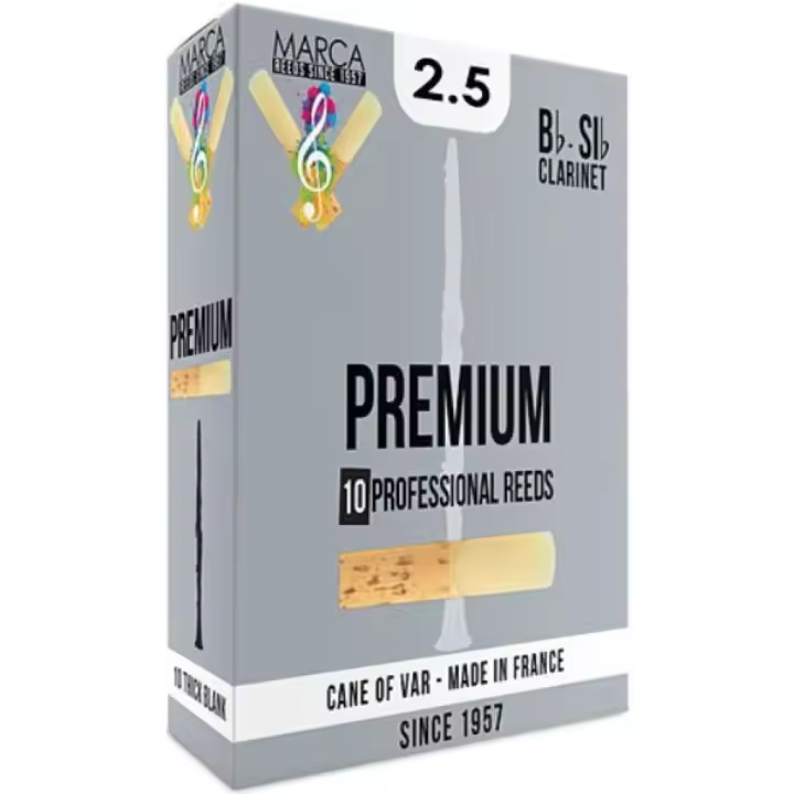 Caja 10 Cañas Clarinete Marca Premium 2.5 - 1