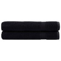 vidaXL Toallas premium 2 uds 100% algodón 100x200 cm 600 gsm Color Gris,  Marrón,  Morado y mas - details 4