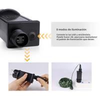 Luces De Fairy LED De Cuero Genuino Duraderas Con 8 Modos Impermeables Para Decoración De Navidad Árbol Jardín Fiesta Lámpara De Césped - details 3