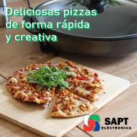 Sartén Eléctrica SAPT con Regulador de Temperatura | 3 Tamaños Disponibles | Base Antiadherente + Tapa de Cristal | Asas Anti quemaduras | Ideal para Pizza, Pan y Paellas | 5 Niveles de Temperatura | Cocina Rápida y Versátil 🍕🔥 - details 1