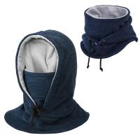 Balaclava De Invierno Para Hombres Capucha De Poliéster Térmica Resistente Al Viento Máscara Facial Y Cuello Calentador Para Ciclismo Y Esquí - details 5