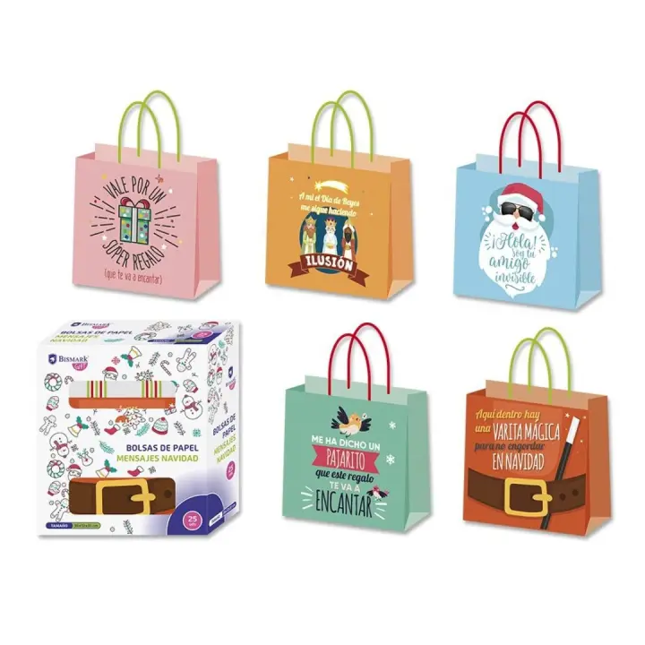 Bolsa mensaje Navidad - 1