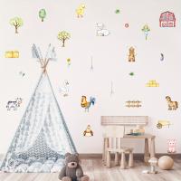 Pegatinas De Pared Para Niños Con Diseño De Pollo Oveja Y Árbol De Granja Pegatinas Ecológicas Resistentes Al Agua Para Decoración De Habitaciones Y Jardines - details 5