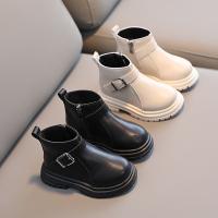 Botas De Cuero Para Niños Moda Otoño Invierno Botines Cortos Con Cierre De Cremallera No Esmeriladas Antideslizantes Para Niños Y Niñas - details 14