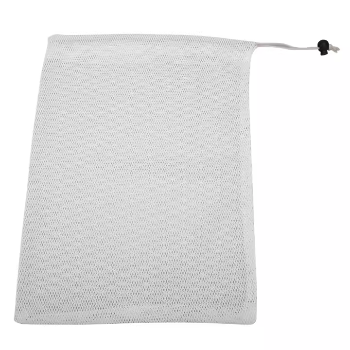 Bolsas de Malla de Algodón Más Ligero para Guardas Frutas y verduras, bolsas de Red reciclables M - 1
